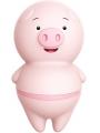 バイブレーター あだるとぐっず 女性用 可愛い豚のデザイン ミニ 舐めバイブ 6振動パターン 乳首責め バイブ 静音 小型 シリコン製 男女兼用 USB充電式b127