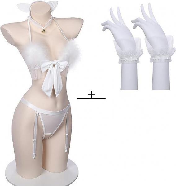 セクシーコスプレ猫 メイド メイド服 猫セクシー シースルー ランジェリー ベビードール キャット 過激 可愛い 萌え萌え ベビードール ランジェリーコスプレ ハロウィン 仮装 衣装6062b | エロリンク・女性用玩具データベース