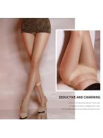 【脚フェチ完全悩殺】履いてない…？ ’生’よりエロい、究極のナマ脚ヌード感。極薄光沢パンスト F549