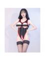 光沢エナメル調素材 セクシー レオタードボディスーツ オープンクロッチ  コスプレ、撮影用衣装、イベント、SNS映え F729