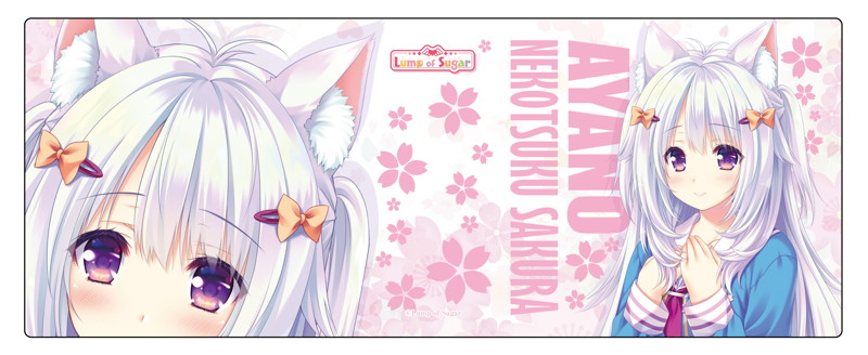 『ねこツク、さくら。』着せ替え折り財布カバー 文乃