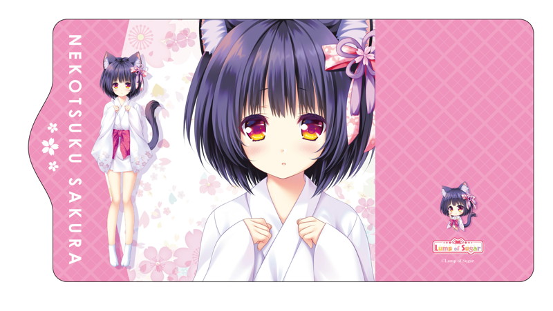 『ねこツク、さくら。』キーケース ツキ