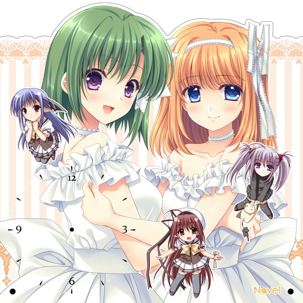 『SHUFFLE！』アクリルクロック