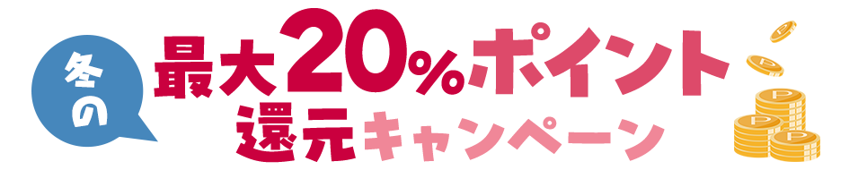 【FANZA】冬の最大20%ポイント還元キャンペーン